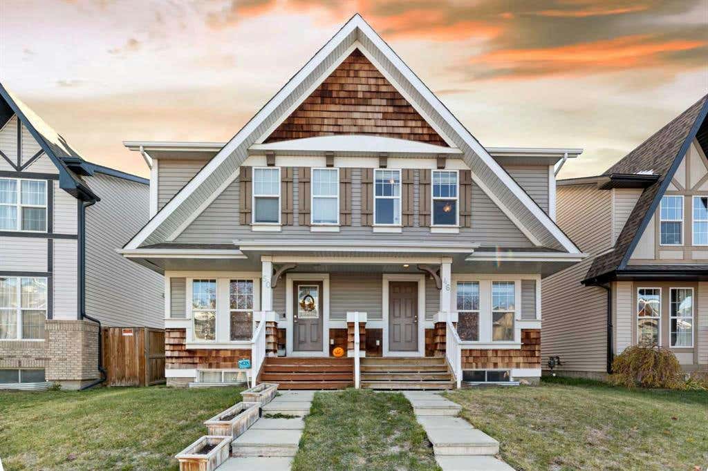 46 Elgin Meadows Gardens SE, Calgary, AB T2Z 0M2 Duplex For Sale RE