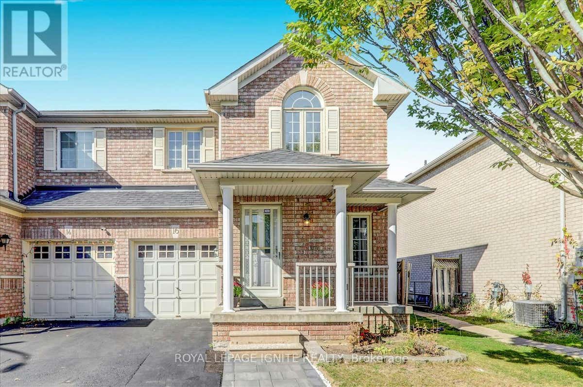 16 CANOE GLIDE LANE, Brampton (SandringhamWellington), ON L6R2A8 House