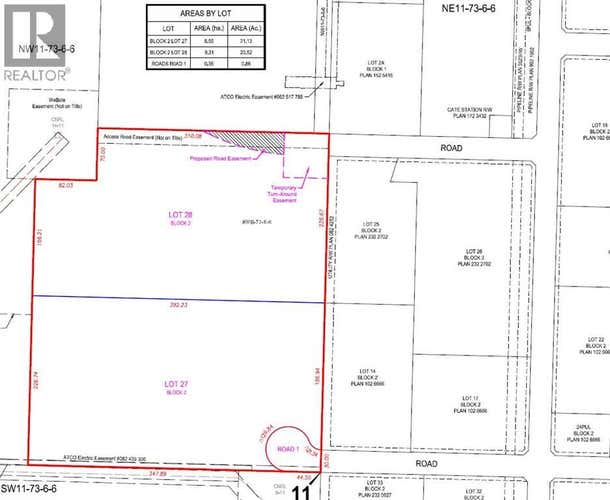 B2, L28 Pt: NW-11-73-6-W6 Emerson Trail Industrial Pk Rd
