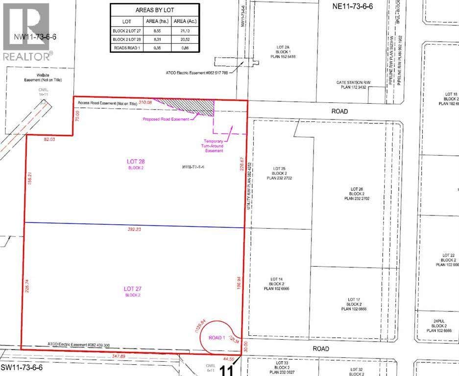 B2. LOT 27 AND 28, PT: NW-11-73-6-W6 EMERSON TRAIL INDUSTRIAL PK RD