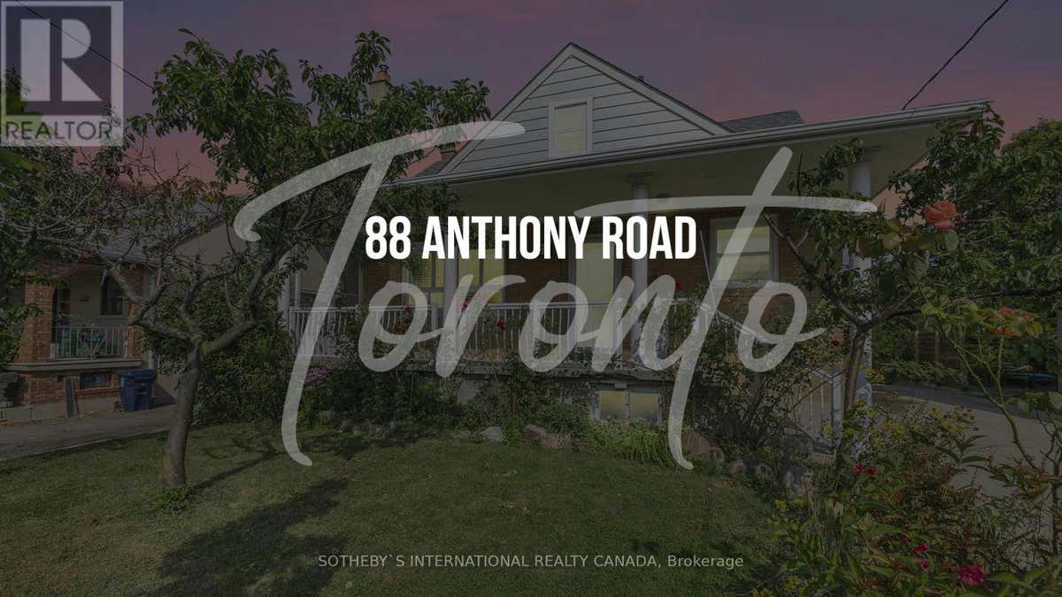 88 ANTHONY ROAD, Toronto (DownsviewRodingCFB), ON M3K1B4 House For