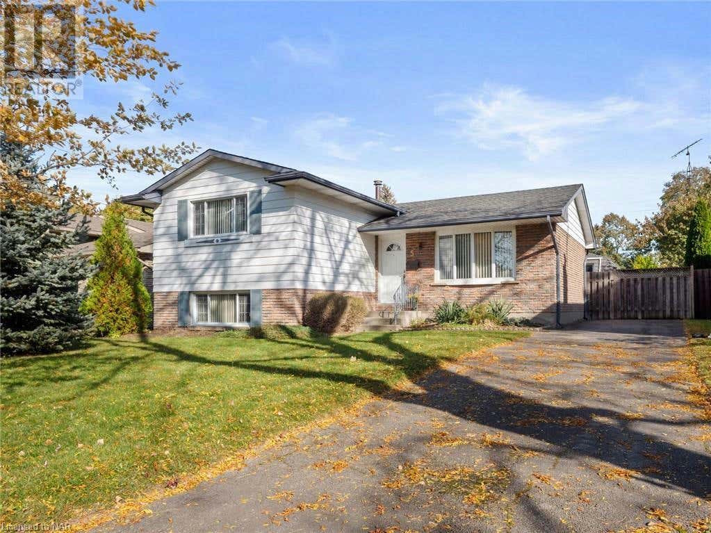 5 RAINBOW Drive, St. Catharines, ON L2M7A2 House For Sale RE/MAX