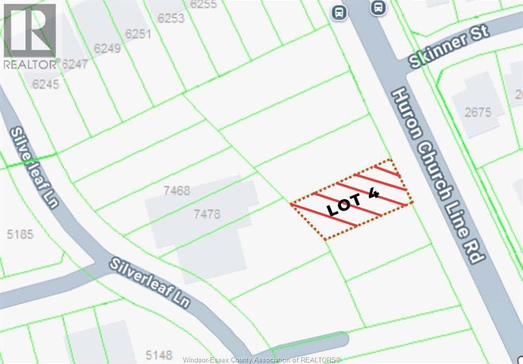 V/L HURON CHURCH LINE ROAD UNIT# LOT #4