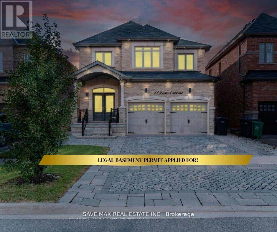 12 LISSON CRESCENT, Brampton (Credit Valley), ON L6X5H9 House For Sale