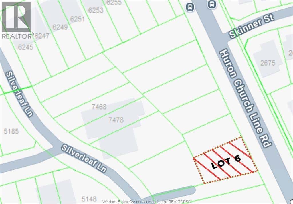 V/L HURON CHURCH LINE ROAD UNIT# LOT #6