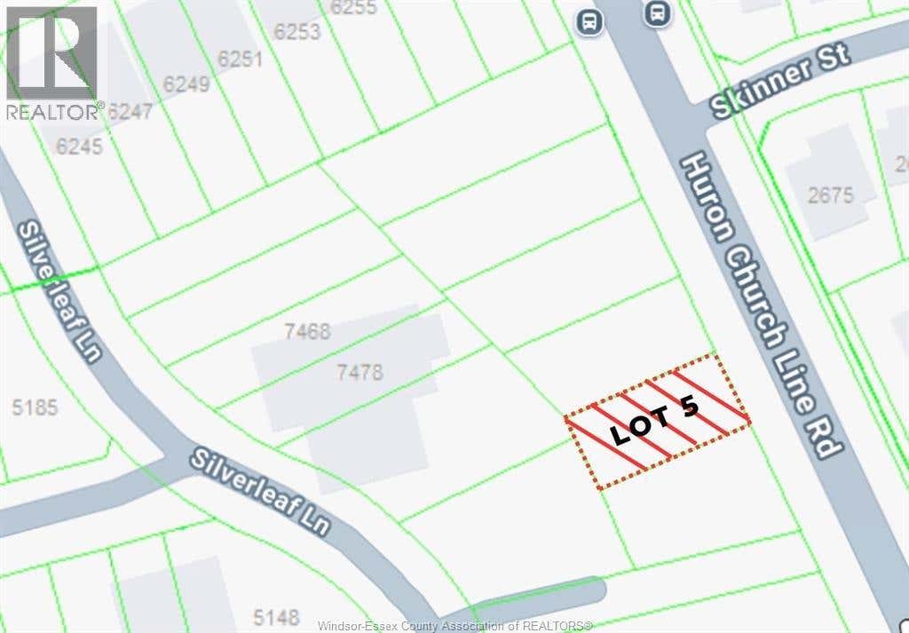 V/L HURON CHURCH LINE ROAD UNIT# LOT #5