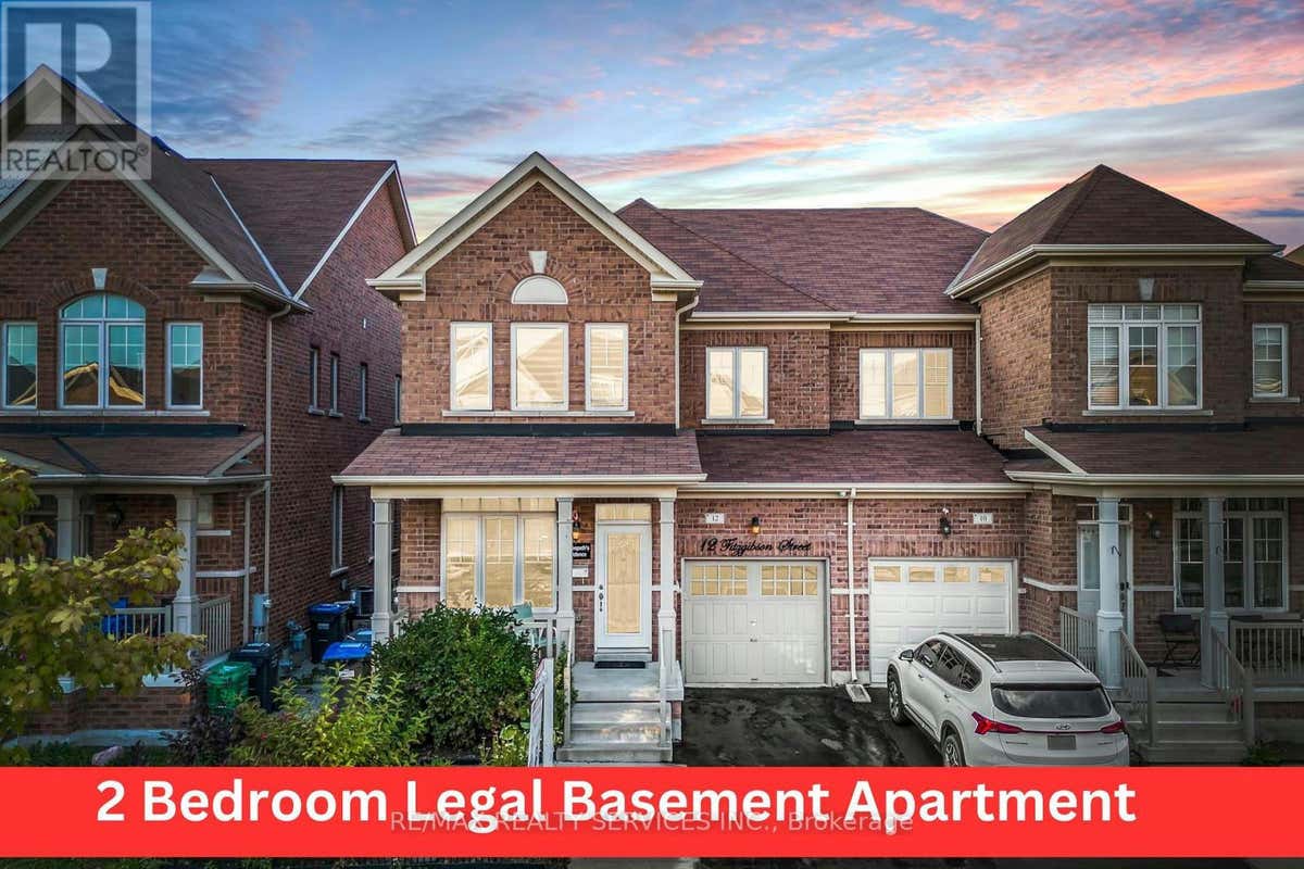12 FITZGIBSON STREET, Brampton (Credit Valley), ON L6Y5Y5 House For